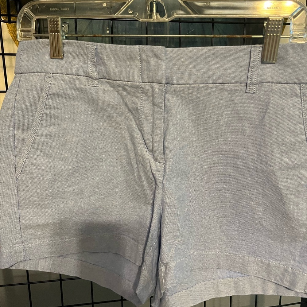 J. Crew Blue Bermuda Shorts Classic Cotton Blend